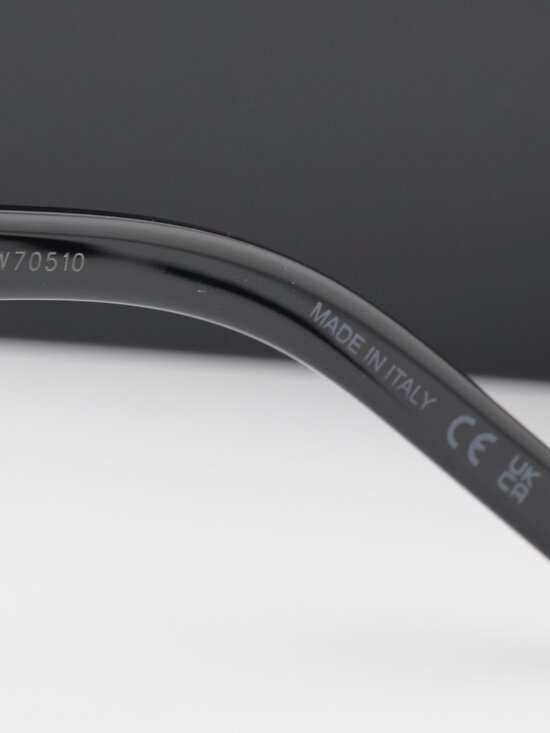 Saint Laurent SLM106 005 Square Sunglasses - Black / Grey main image 4